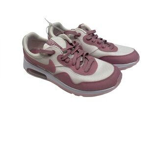 Nike Air Max Motif Girls Size 7Y Pink White Running Athletic Shoes Sneakers NWOB